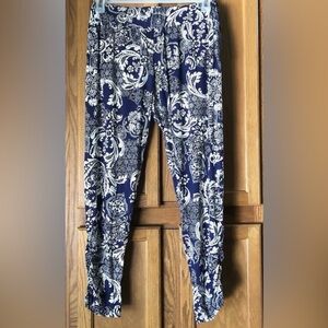 Michael Lauren Pablo Shirring Ruched Hem Detail
Floral Paisley Print Pant Size L